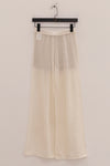 SWAYING 25 Early Fall Seamless Pointed Wool Straight Pants SW-SW25PF3B11C1-BAI White